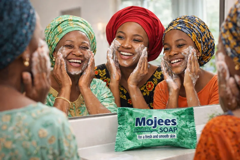 Mojees Antiseptic Soap lifestyle